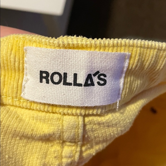 ROLLA'S High Waist Yellow Women's Shorts - Picture 6 of 7